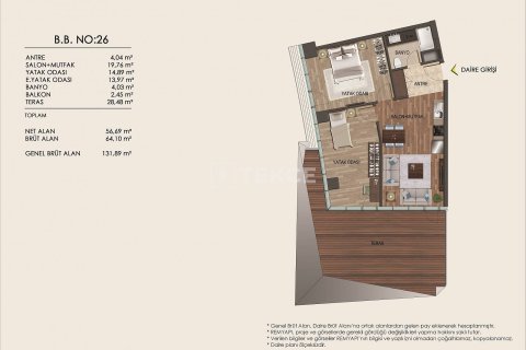 1+1 Appartement à Istanbul, Turkey No. 11232 23