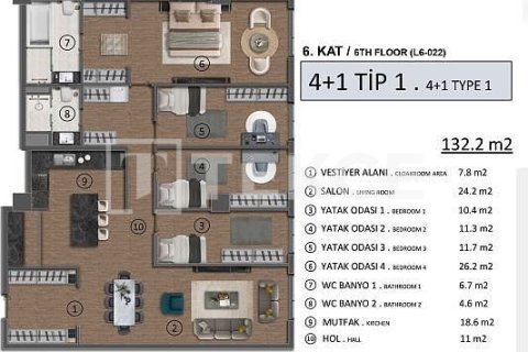 1+1 Apartment en Beylikduezue, Turkey No. 23639 14