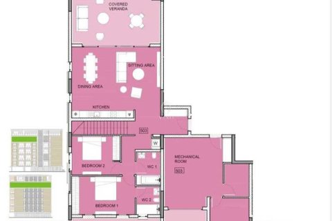 3 bedrooms Penthouse in Germasogeia, Cyprus No. 77568 2