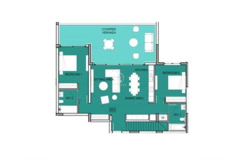 2 bedrooms Penthouse in Germasogeia, Cyprus No. 77569 2