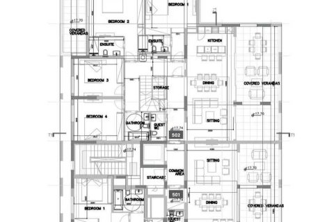 4 bedrooms Penthouse in Germasogeia, Cyprus No. 77558 2