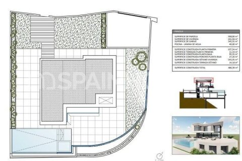 Вилла с 5 спальнями в Финестрат, Испания №26314 16