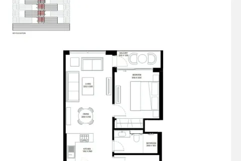 1 dormitorio Apartment en Dubai, UAE No. 7397 2