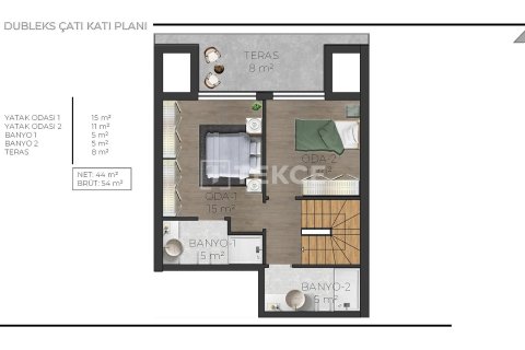 2+1 Apartment in Antalya, Turkey No. 16389 23