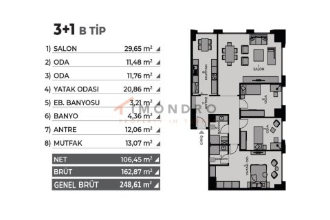 2+1 Apartment en Kadikoy, Turkey No. 17966 27