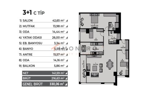 2+1 Apartment en Kadikoy, Turkey No. 17966 26