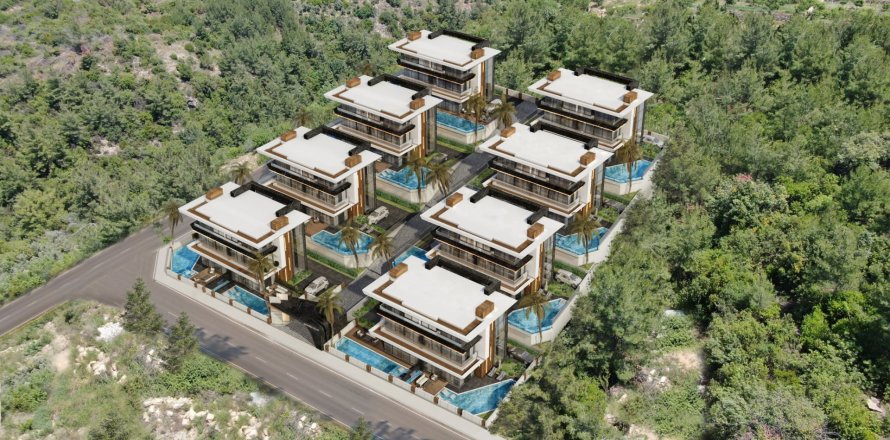 3+1 Villa à Alanya, Turkey No. 20385