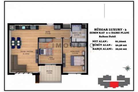 2+1 Apartment in Aksu, Turkey No. 17735 12