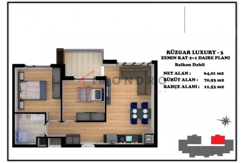 2+1 Appartement à Aksu, Turkey No. 17735 14