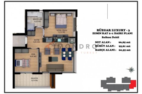 2+1 Apartment en Aksu, Turkey No. 17735 13