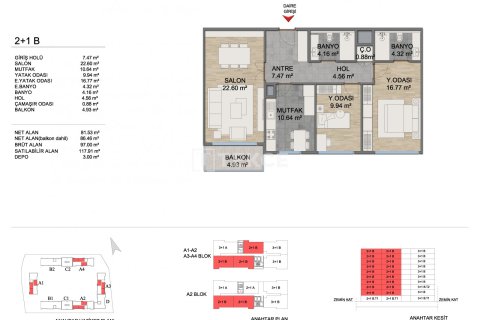 2+1 Apartment en Istanbul, Turkey No. 14208 11