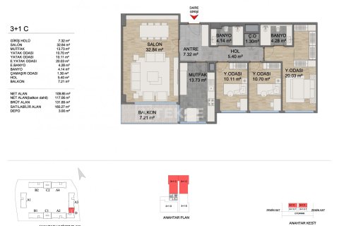 2+1 Appartement à Istanbul, Turkey No. 14208 5