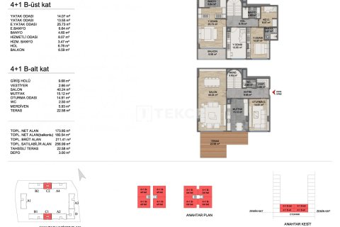 2+1 Apartment en Istanbul, Turkey No. 14208 2