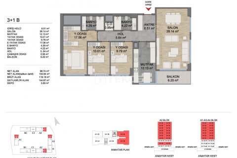 2+1 Appartement à Istanbul, Turkey No. 14208 6