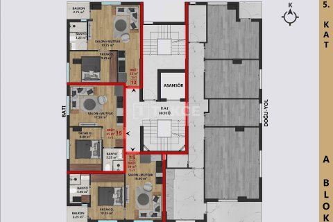 4+1 Penthouse à Antalya, Turkey No. 27938 13