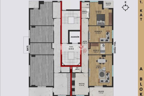 Пентхаус 4+1 в Анталья, Турция №27938 11