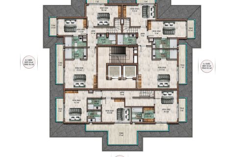 1+1 Appartement à Alanya, Turkey No. 27934 6