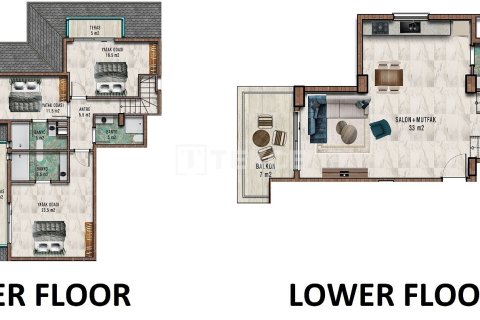 1+1 Appartement à Alanya, Turkey No. 27934 19