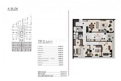 3+1 Apartment in Bursa, Turkey No. 70529 14