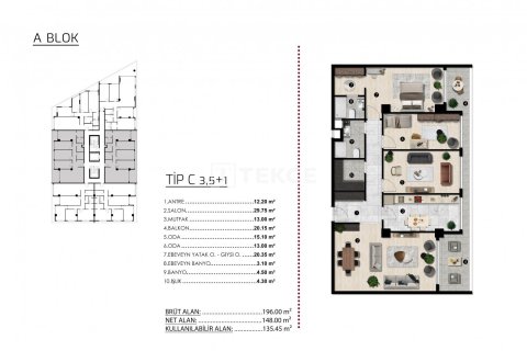 3+1 Apartment in Bursa, Turkey No. 70529 13