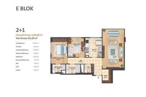 3+1 Appartement à Istanbul, Turkey No. 11783 10