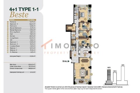 4+1 Apartment in Atasehir, Turkey No. 17856 10