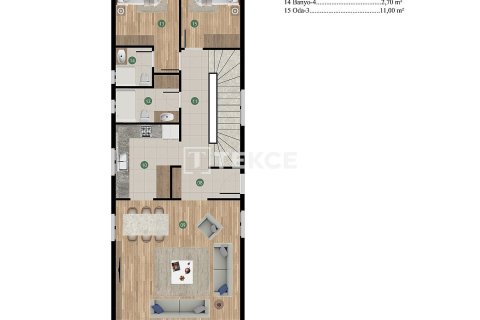 Вилла 5+2 в Кушадасы, Турция №92419 11
