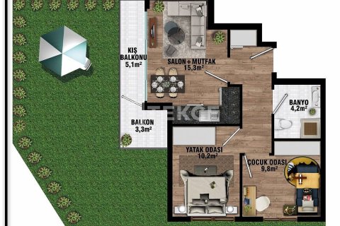 4+1 Apartment in Aksu, Turkey No. 22151 28