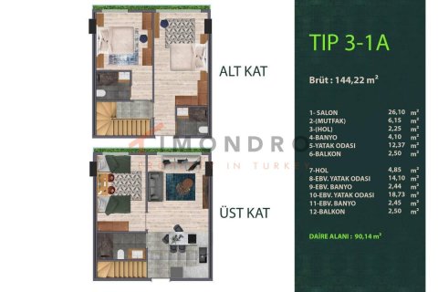 Studio Appartement à Kâğıthane, Turkey No. 17143 5