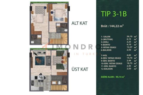 Studio Appartement à Kâğıthane, Turkey No. 17143 4