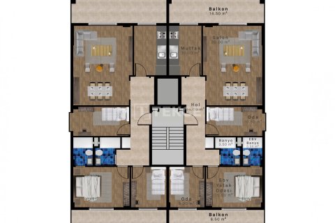 3+2 Apartment in Bursa, Turkey No. 16064 5