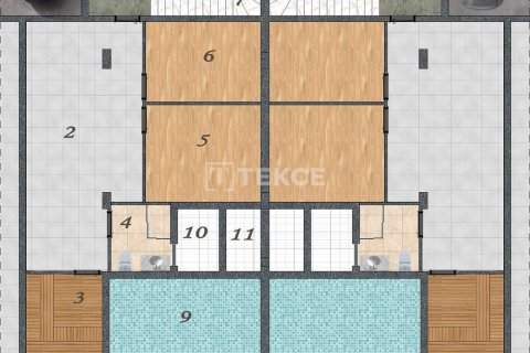 4+1 Villa à Dosemealti, Turkey No. 91161 26