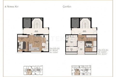 2+1 Penthouse in Istanbul, Turkey No. 65226 2