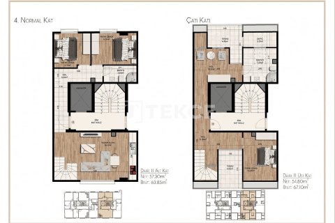 2+1 Penthouse in Istanbul, Turkey No. 65226 4