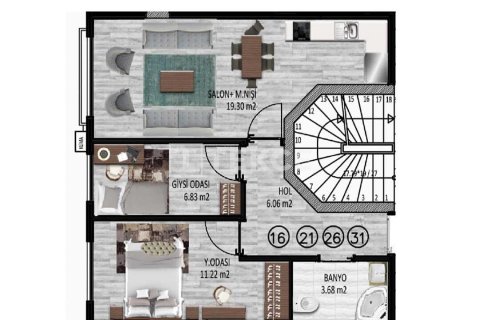 3+1 Appartement à Istanbul, Turkey No. 61931 5