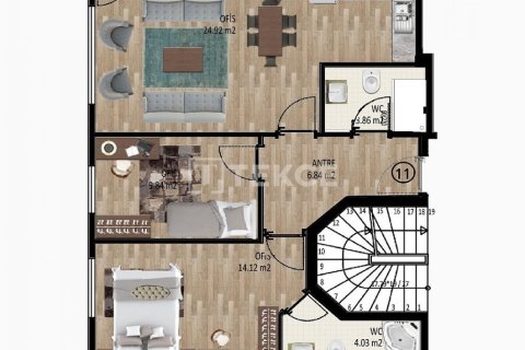 3+1 Appartement à Istanbul, Turkey No. 61931 21