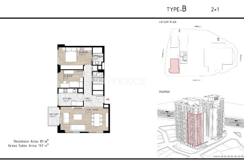 2+1 Apartment in Istanbul, Turkey No. 61909 21