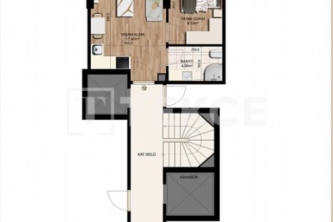 1+1 Apartment in Istanbul, Turkey No. 22166 4