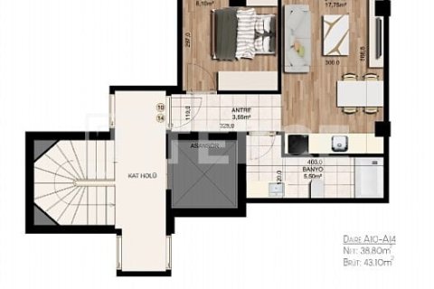 1+1 Appartement à Istanbul, Turkey No. 22170 4