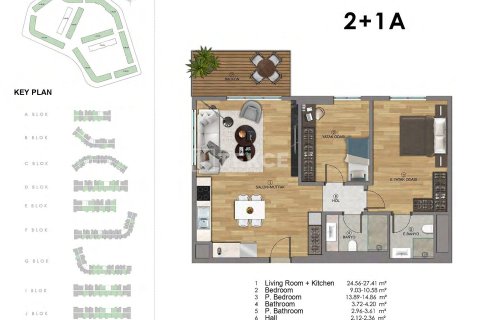 3+1 Appartement à Aksu, Turkey No. 23657 25