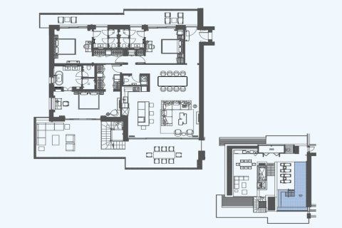 Пентхаус с 3 спальнями в Тиват, Черногория №66933 17