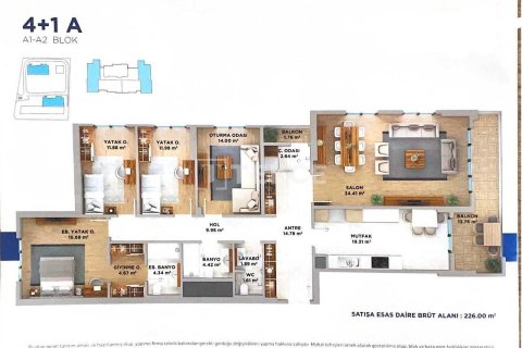 3+1 Apartment in Istanbul, Turkey No. 11254 4