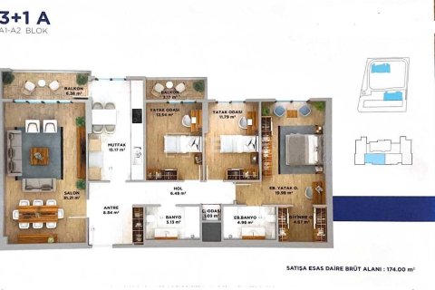 3+1 Apartment en Istanbul, Turkey No. 11254 5