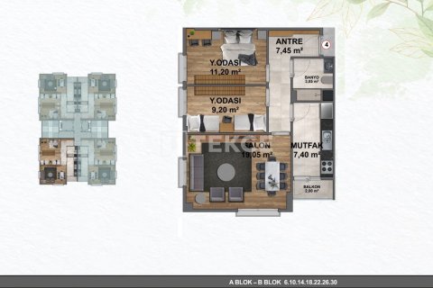 2+1 Apartment in Istanbul, Turkey No. 13387 14