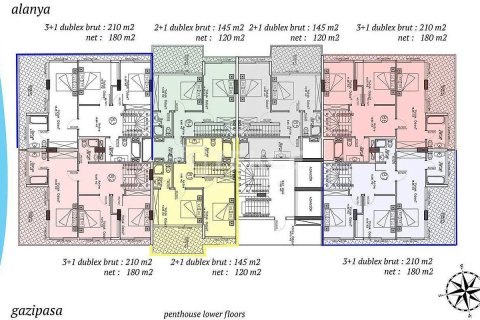 2+1 Penthouse en Alanya, Turkey No. 11418 22