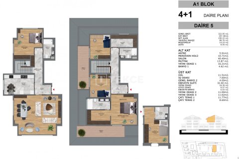 4+1 Appartement à Istanbul, Turkey No. 21733 17