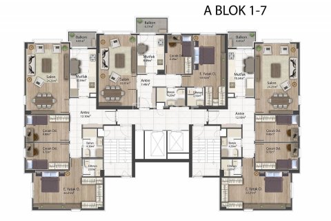 Квартира 2+1 в Стамбул, Турция №90953 21