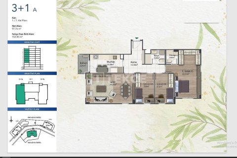 Квартира 2+1 в Стамбул, Турция №90953 23