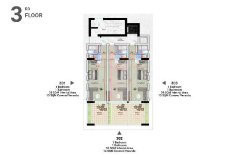 3 dormitorios Penthouse en Larnaca, Cyprus No. 43630 5