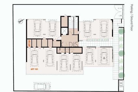 2 dormitorios Penthouse en Agios Athanasios, Cyprus No. 63689 3